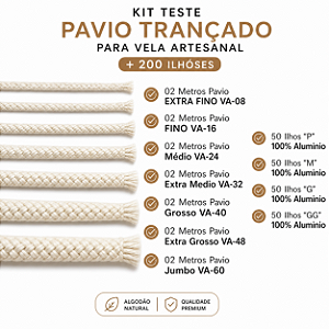 PAVIO TESTE TRANÇADO THOMSEN