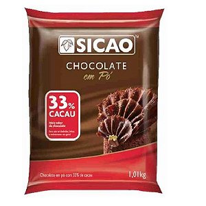 Chocolate Em Pó Sicao 33% 1,01kg Callebaut