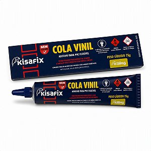 Cola Vinil Bisnaga 75gr Kisafix