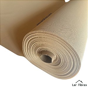 Tela Sintética PVC Bege para Pergolados, Decoração e Móveis