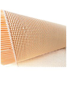 Palhinha Indiana Quadriculada Celulose - Creme 50cm