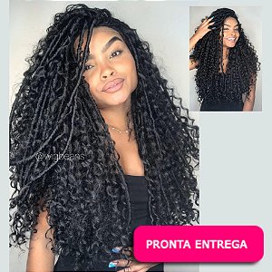 Lace Front Marcy - 1B preto natural