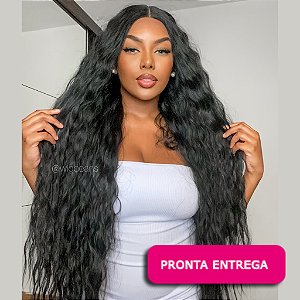 Lace Front Kelly - 1B preto natural