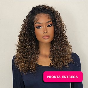 Lace Front Essa - Repartição livre 13x4 - iluminada
