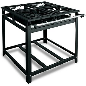 Fogão 04 bocas alta pressão