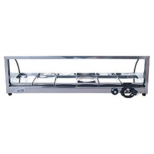 Estufa Simples de 6 bandejas com Vidro Curvo