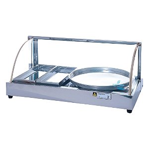 Estufa Elétrica Vidro Curvo 2 Bandejas com 1 Porta Pizza – Linha Luxo