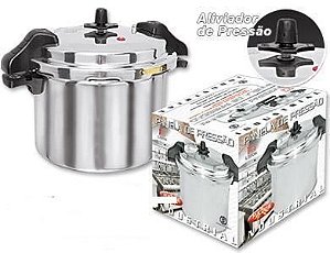 PANELA DE PRESSÃO 12L C/ ALÇA FECHAMENTO EXTERNO