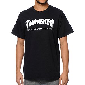 Camiseta Thrasher Skate Mag - Black