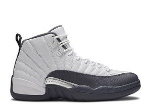 Tênis Nike Air Jordan 12 Retro - White Dark Grey