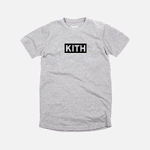 Camiseta KITH Box Logo - Grey