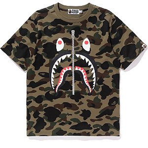 Camiseta Bape 1ST Camo Shark Mens