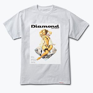 Camiseta Diamond Centerfold White