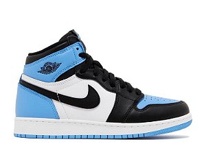 Tênis Nike Air Jordan 1 High OG GS - UNC Toe