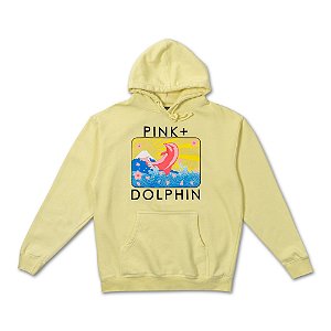 Moletom Pink Dolphin Blossom Portrait Hoodie - Yellow