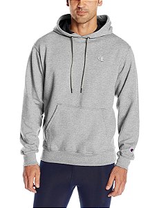 Moletom Champion Powerblend Fleece Pullover Hoodie - Grey