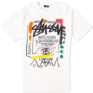 Camiseta Stussy WT Doodle (2014) - White