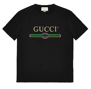 Camiseta Gucci Classic Logo - Black