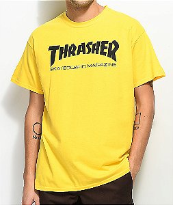 Camiseta Thrasher Skate Mag - Yellow