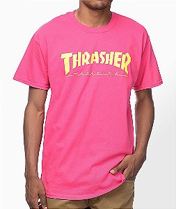 Camiseta Thrasher Magazine Logo - Pink