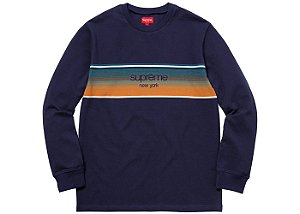 Moletom Supreme Shadow Stripe - Navy