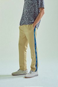 Calça Stussy Poly Side Stripe - Bege