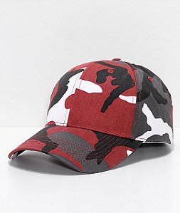 Boné Rothco Colorful Camo - Dark Red