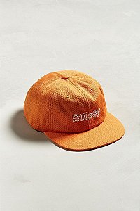 Boné Stussy Mesh Snapback - Orange