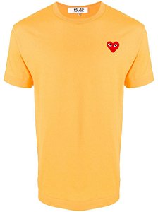 Camiseta Comme des Garcons Play Heart - Gold