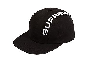 Boné 5-Panel Supreme Stripe - Black