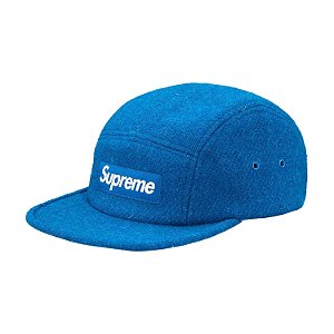 Boné 6-Panel Supreme Wool Camp Cap - Blue