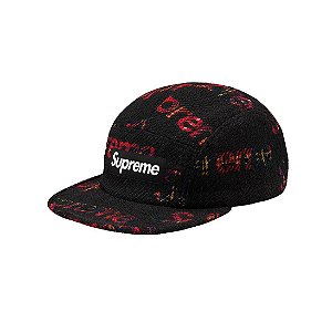 Boné 5-Panel Supreme Harris Tweed - Red Plaid