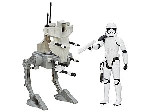 Boneco Star Wars Assault Walker C/ Carro  5 Pontos de Articulação - Hasbro