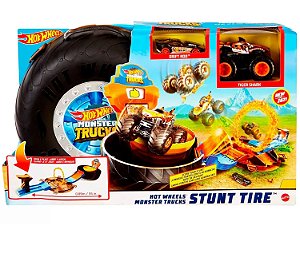 Pista Hot Wheels Pneus De Acrobacias Monster Truck - Mattel