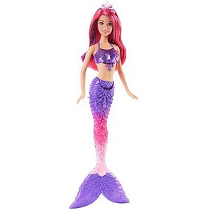 Boneca Barbie Reinos Mágicos Sereia do Reino dos Diamantes - Mattel