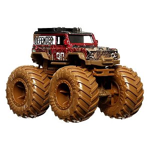 Carrinho Die Cast Hot Wheels Monster Trucks Land Rover  Lama - Mattel