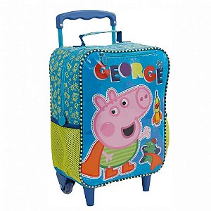 Mochila de Rodinha George Pig 14 Let S Play - Xeryus