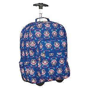 Mochila Carrinho Grande Paul Frank Floral - Sestini