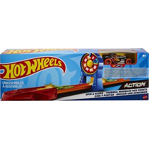 Pista Hot Wheels Acrobacias Girar e Marcar - Mattel