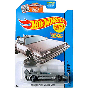 Hot Wheels Time Machine Hover Mode Delorean - Mattel