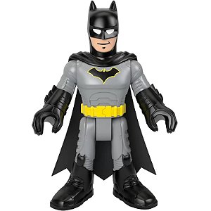 Boneco Batman Imaginext Uniforme Cinza e Preto XL - Mattel