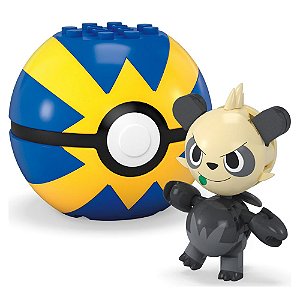 Pokémon + Pokébola Pancham Mega Construx Blocos de Montar - Mattel
