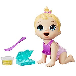Boneca Baby Alive Bebê Hora da Papinha Loira - Hasbro