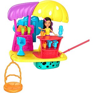 Polly Pocket Wall Party Casa de Sucos - Mattel