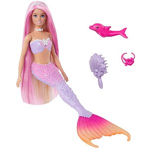Boneca Barbie Brooklyn Fantasia Sereia Cores Mágicas - Mattel