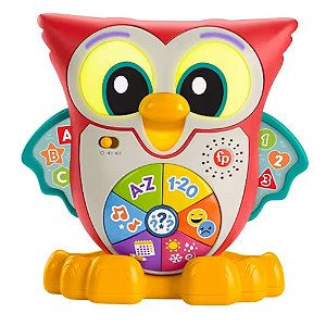 Brinquedo Interativo Linkimals Coruja Olhos Luminosos - Fisher-Price
