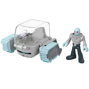 Imaginext DC Super Friends Head Shifters Mr Freeze & Snow Tank- Mattel