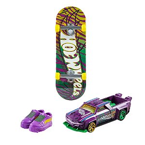 Hot Wheels Skateboard FELINE RISKY™ + SOLID MUSCLE™ Diecast