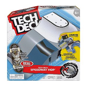 Pista Speedway Hop + Skate De Dedo Real Tech Deck - Sunny