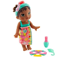 Boneca Baby Alive Dia de Princesa Unicórnio Negra - Hasbro